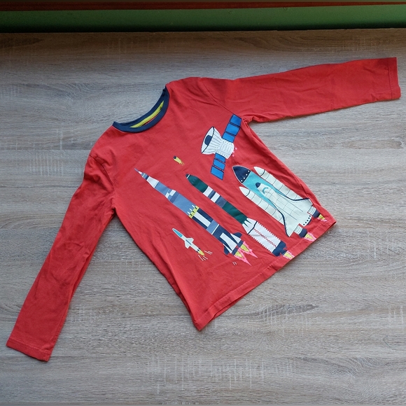 Mini Boden guc/play rocket tee ls 9-10 years - Picture 9 of 16